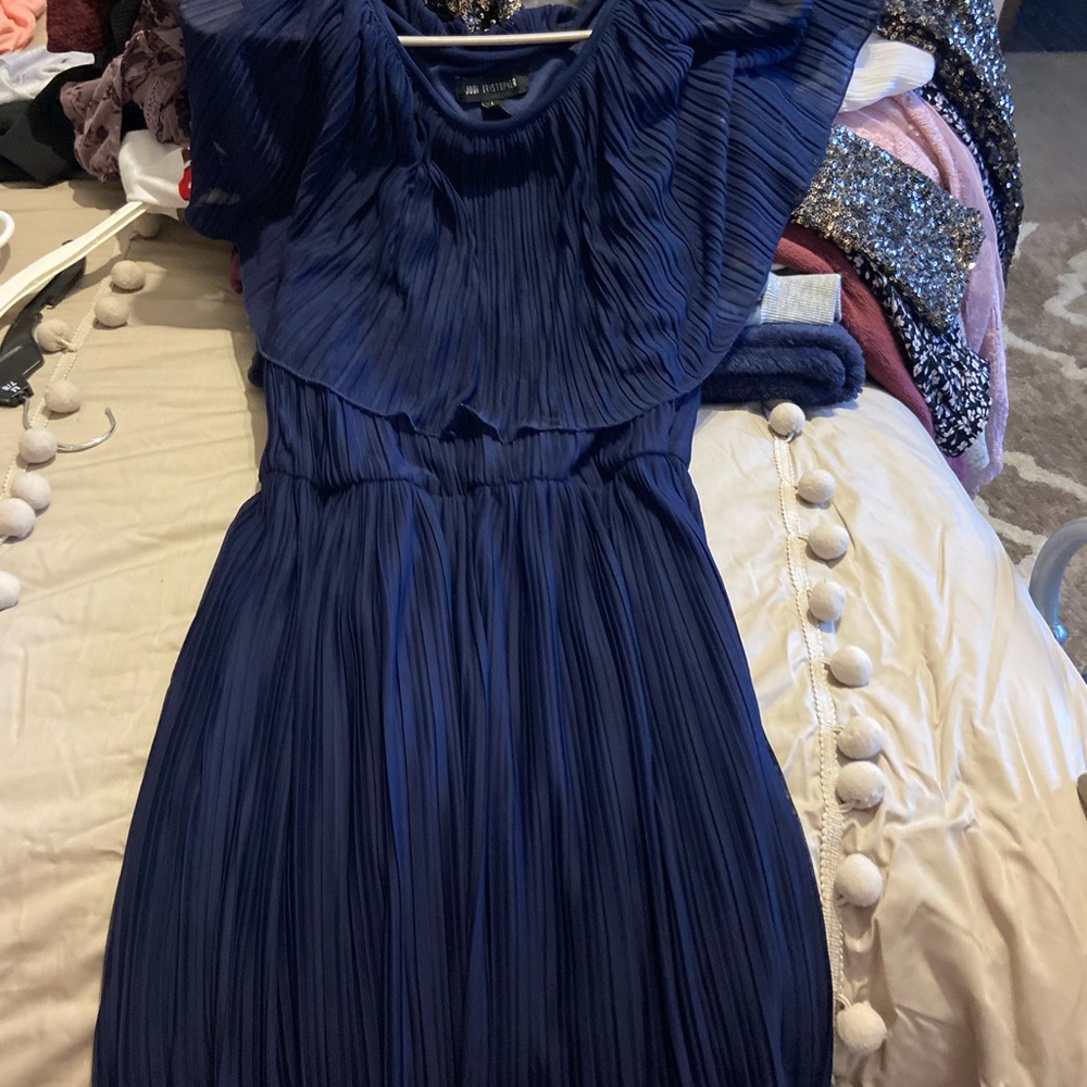 Navy blue dress